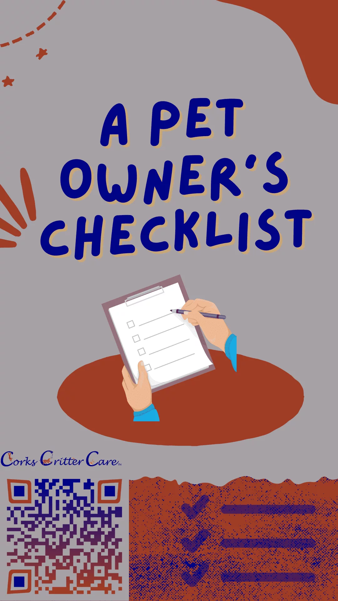 pet owners checklist